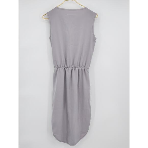 MM6 Maison Martin Margiela Gray Sleeveless Athleisure Dress with Pockets Small - Picture 4 of 7